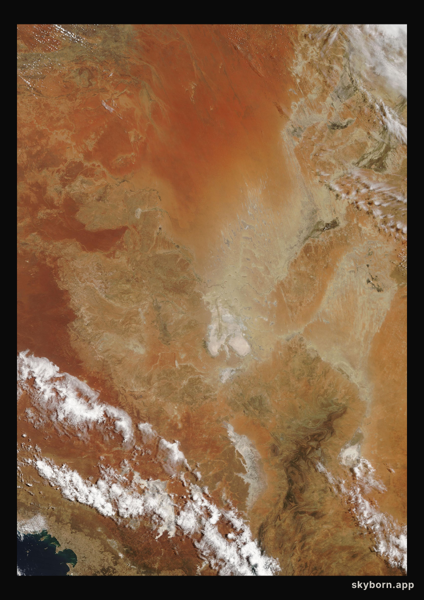 The Earth on 4 February 2019 · Lake Eyre, Australia