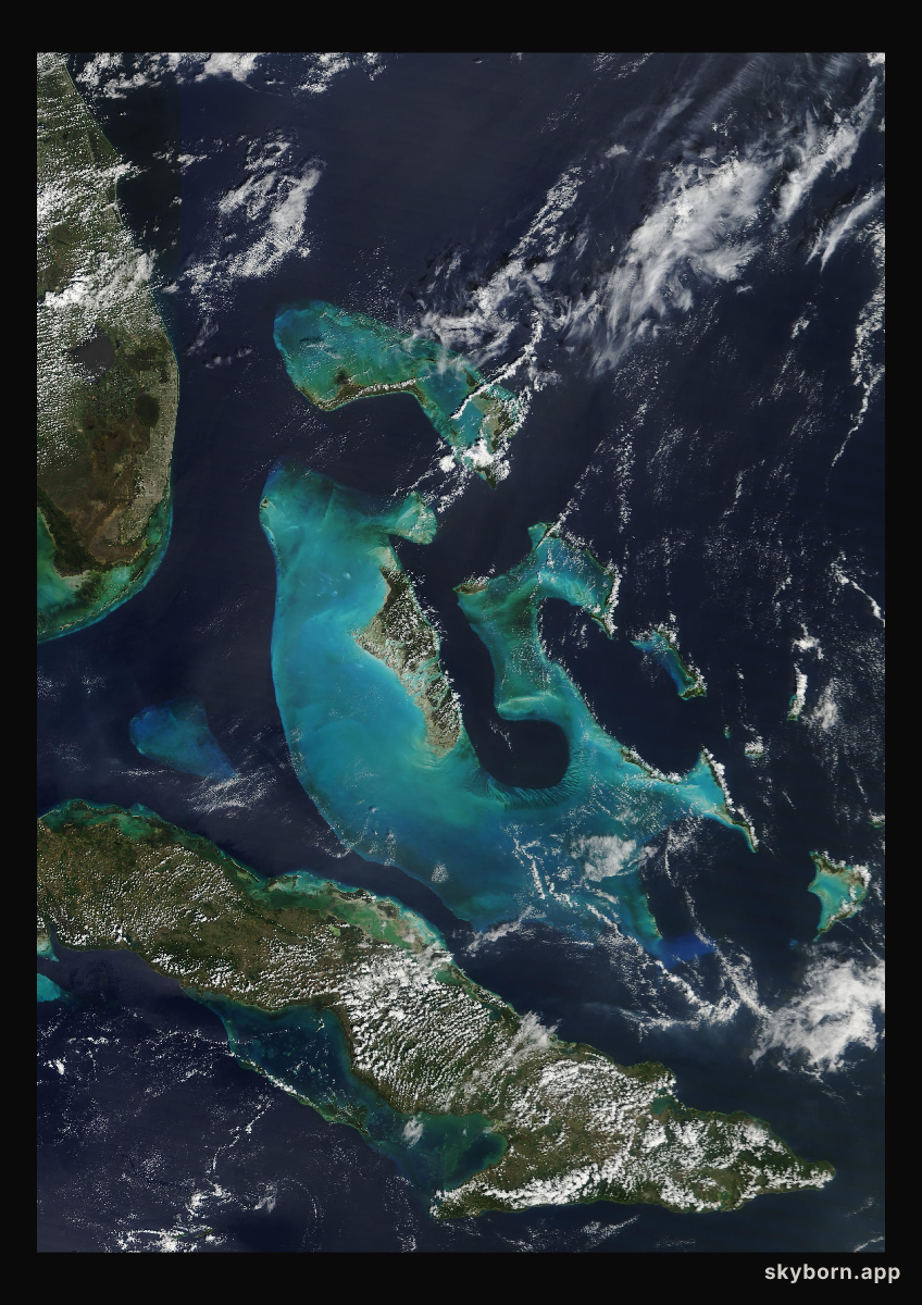 The Earth on 4 March 2019 · Bahamas