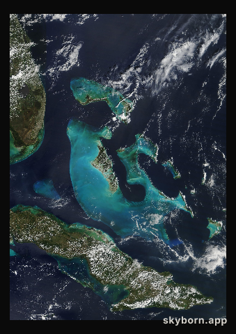 The Earth on 4 March 2019 · Bahamas