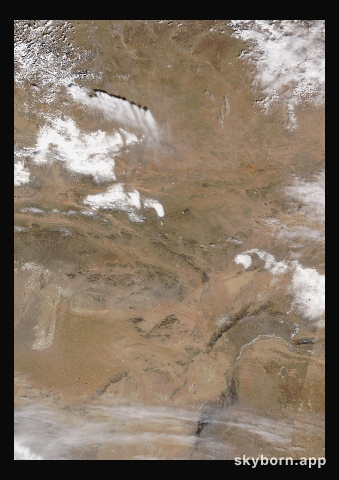 The Earth on 13 March 2019 · Gobi Desert