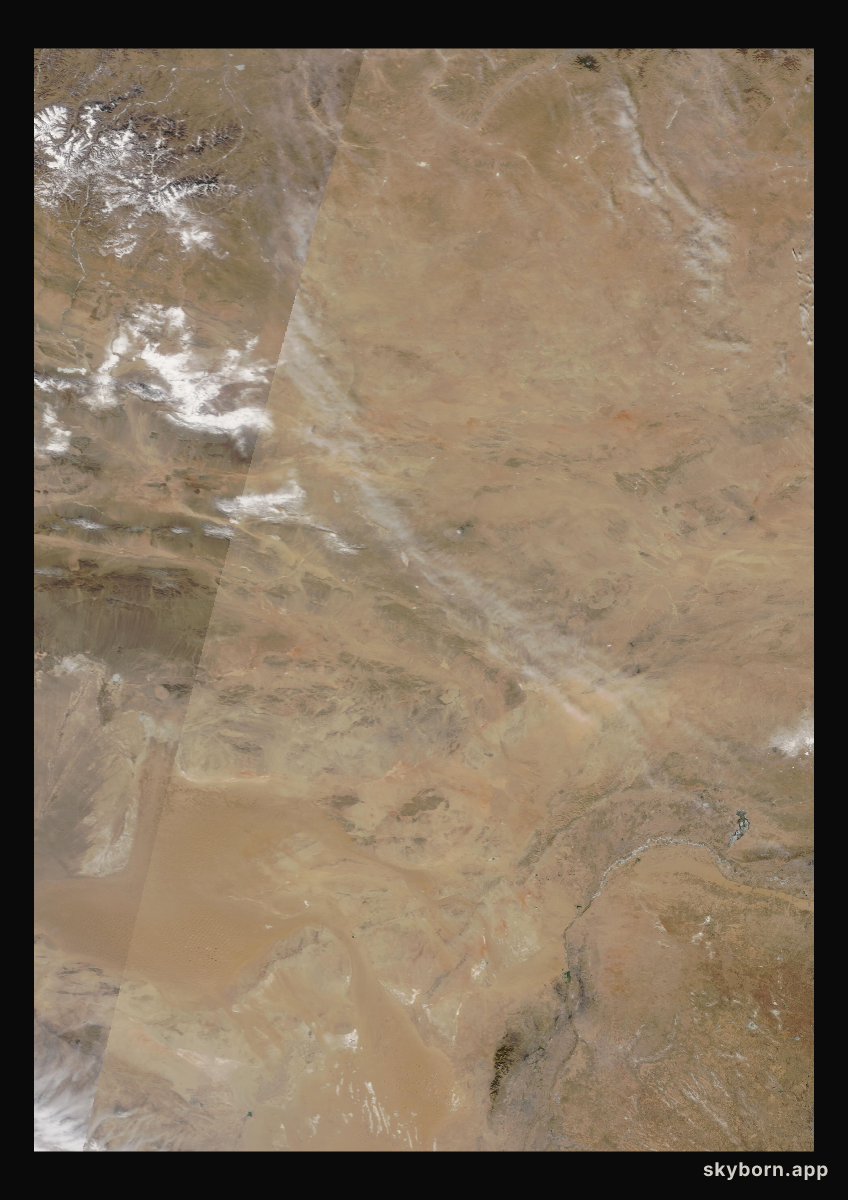 The Earth on 16 March 2019 · Gobi Desert