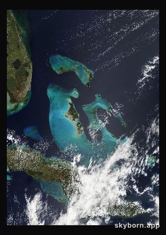 The Earth on 22 March 2019 · Bahamas