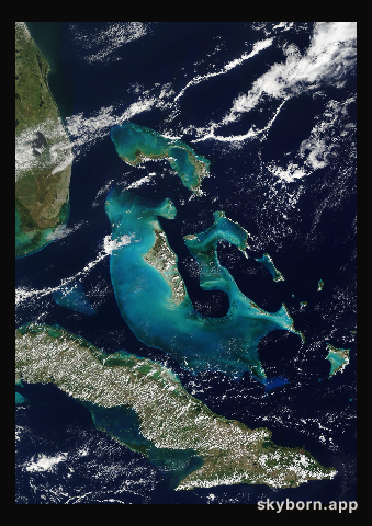The Earth on 26 March 2019 · Bahamas