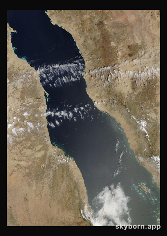 The Earth on 27 March 2019 · Red Sea