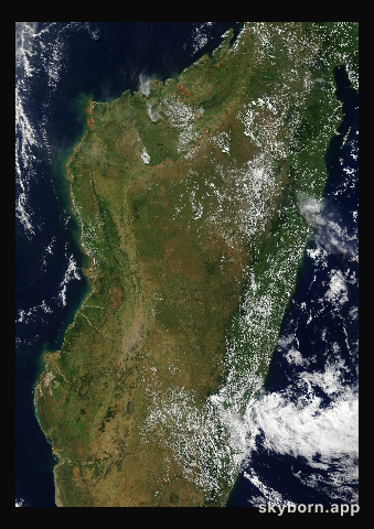 The Earth on 1 April 2019 · Madagascar