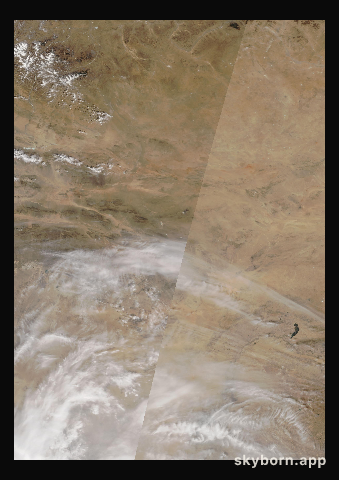 The Earth on 3 April 2019 · Gobi Desert