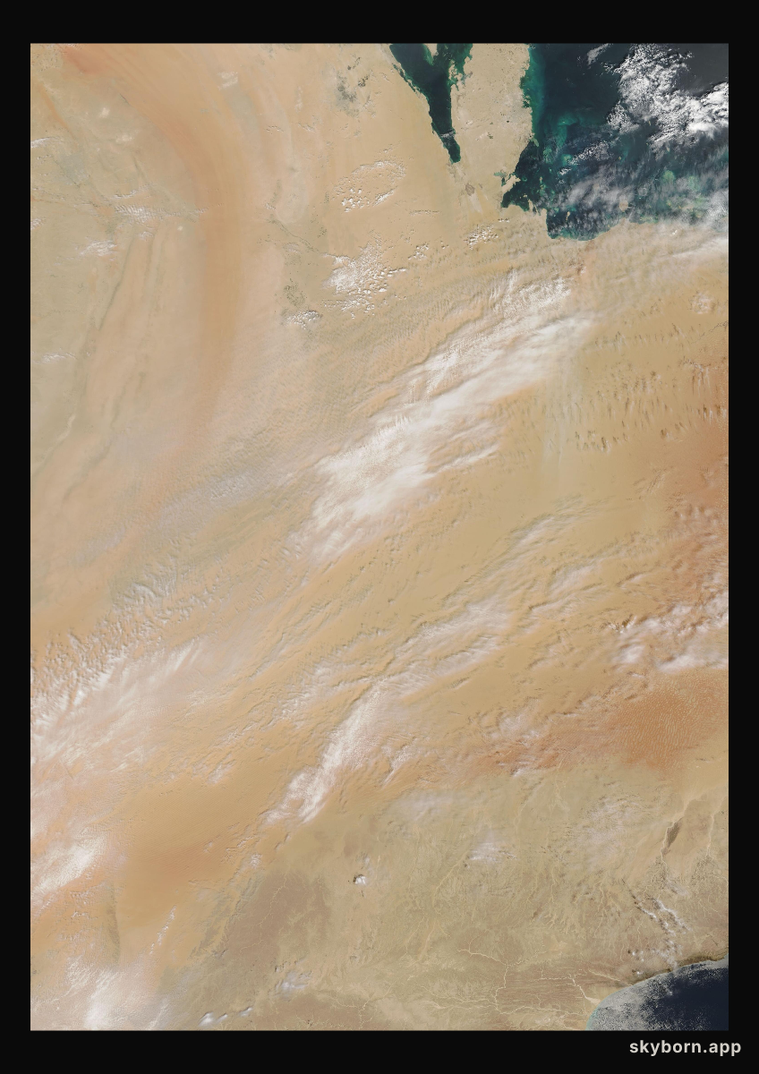 The Earth on 4 April 2019 · Empty Quarter, Arabia