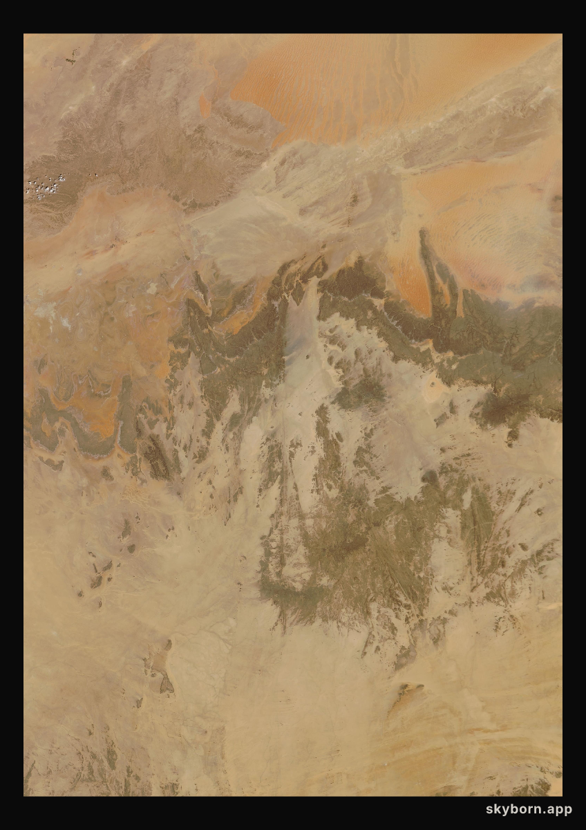 The Earth on 11 April 2019 · Sahara, Algeria