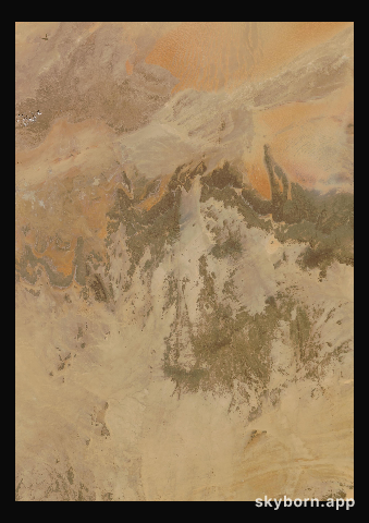 The Earth on 11 April 2019 · Sahara, Algeria