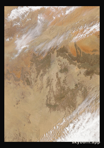The Earth on 13 April 2019 · Sahara, Algeria