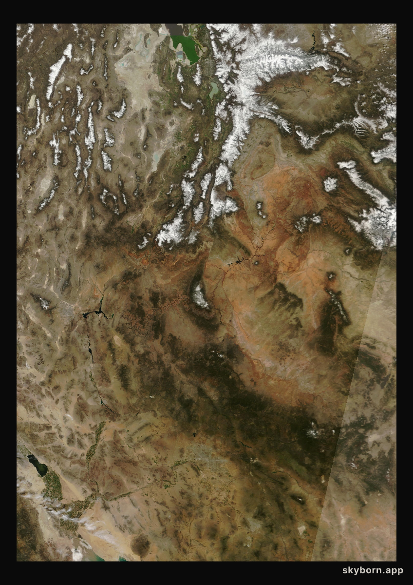 The Earth on 18 April 2019 · Colorado Plateau