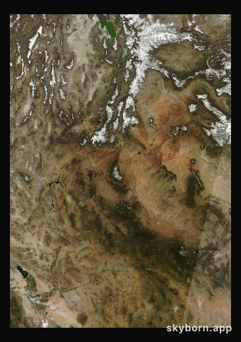 The Earth on 18 April 2019 · Colorado Plateau