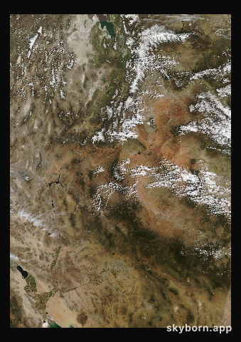 The Earth on 27 April 2019 · Colorado Plateau