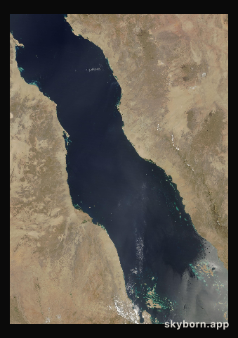 The Earth on 30 April 2019 · Red Sea