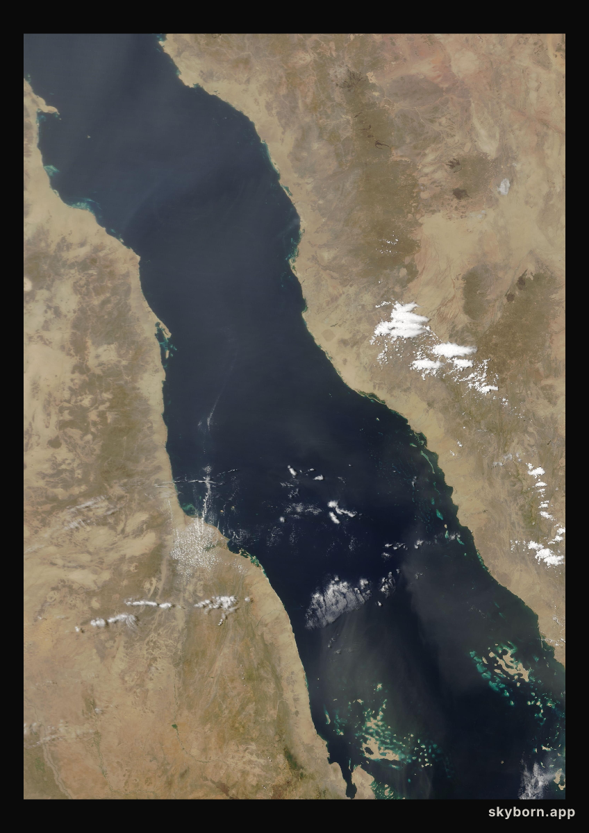 The Earth on 18 May 2019 · Red Sea