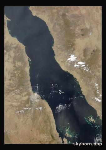 The Earth on 18 May 2019 · Red Sea