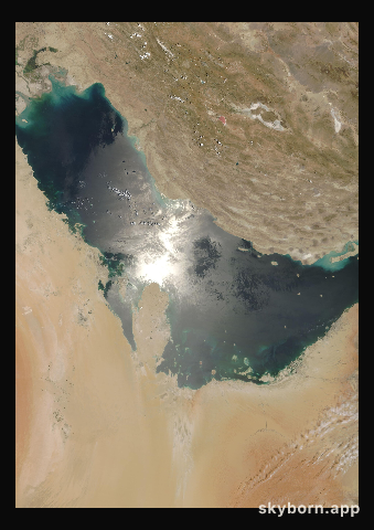 The Earth on 5 June 2019 · Persian Gulf