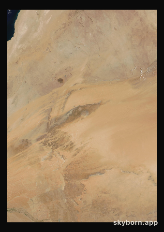The Earth on 6 June 2019 · Eye of the Sahara, Mauritania