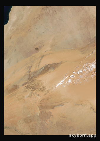 The Earth on 8 June 2019 · Eye of the Sahara, Mauritania