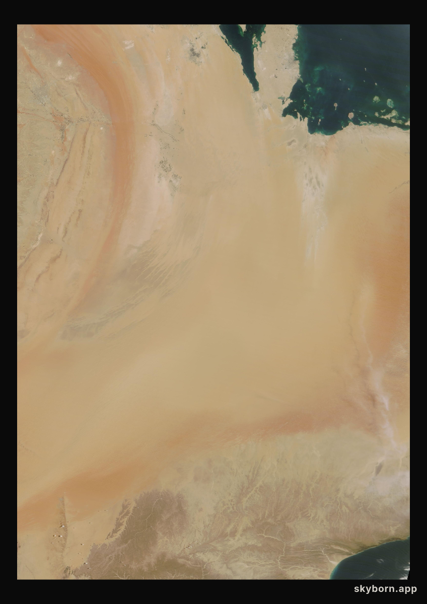 The Earth on 10 June 2019 · Empty Quarter, Arabia