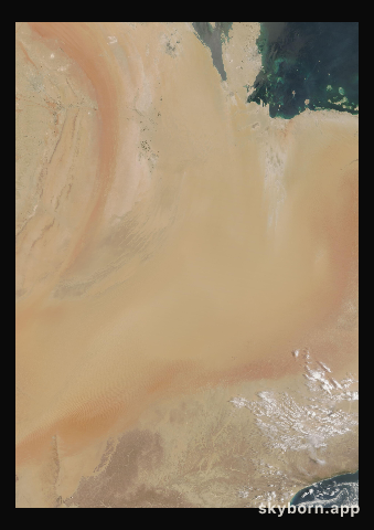 The Earth on 12 June 2019 · Empty Quarter, Arabia
