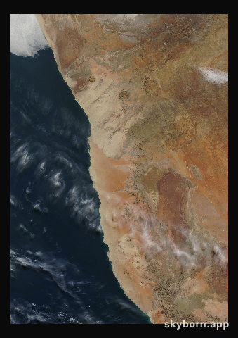 The Earth on 16 June 2019 · Namib Desert