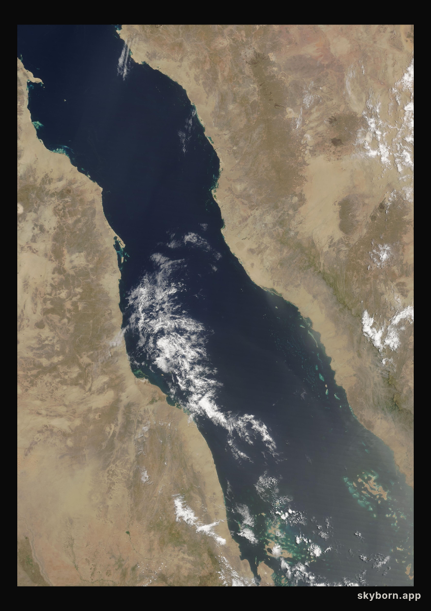 The Earth on 17 June 2019 · Red Sea