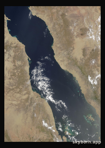 The Earth on 17 June 2019 · Red Sea