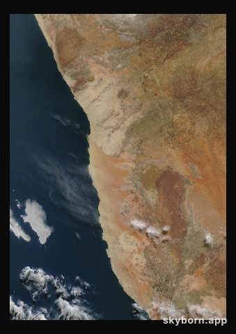 The Earth on 18 June 2019 · Namib Desert