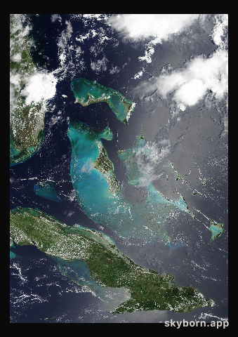 The Earth on 19 June 2019 · Bahamas