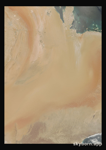 The Earth on 21 June 2019 · Empty Quarter, Arabia