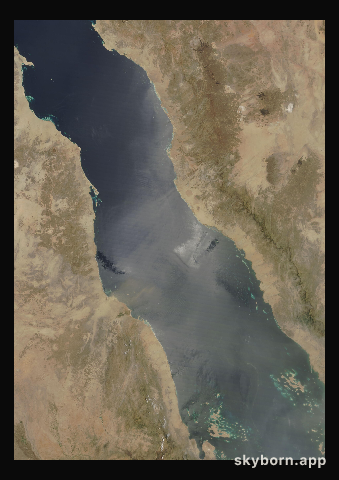 The Earth on 22 June 2019 · Red Sea