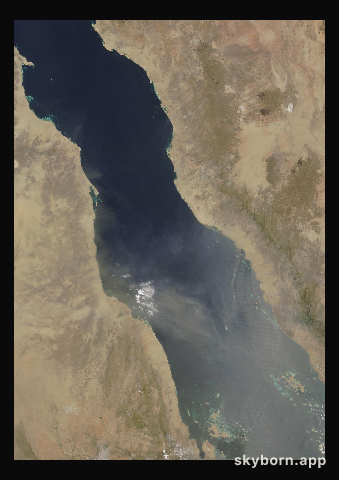The Earth on 24 June 2019 · Red Sea