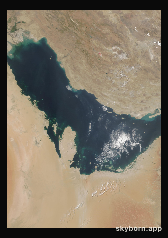The Earth on 27 June 2019 · Persian Gulf
