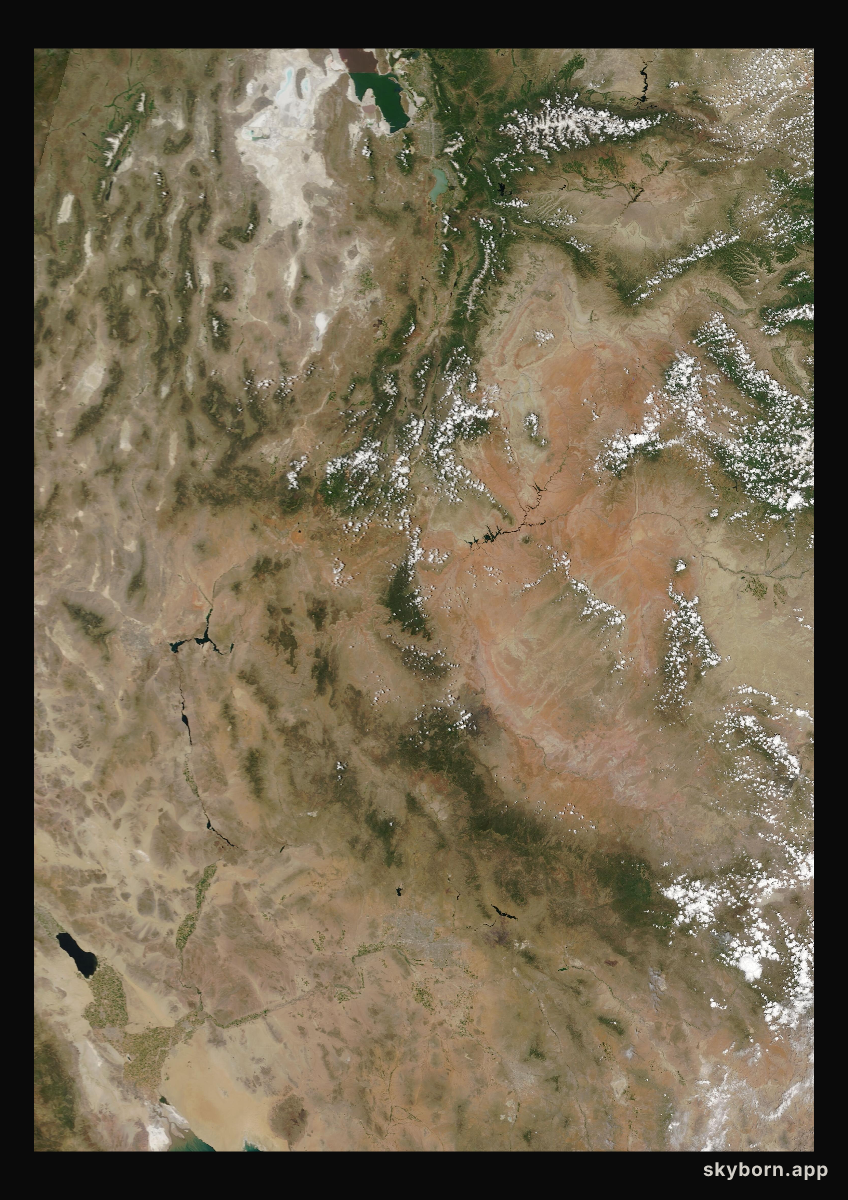The Earth on 1 July 2019 · Colorado Plateau