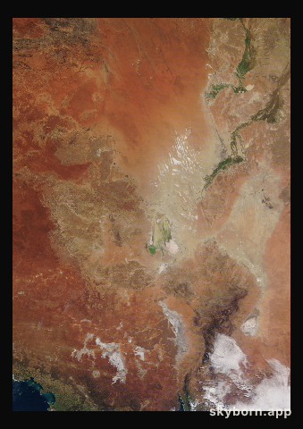 The Earth on 3 July 2019 · Lake Eyre, Australia