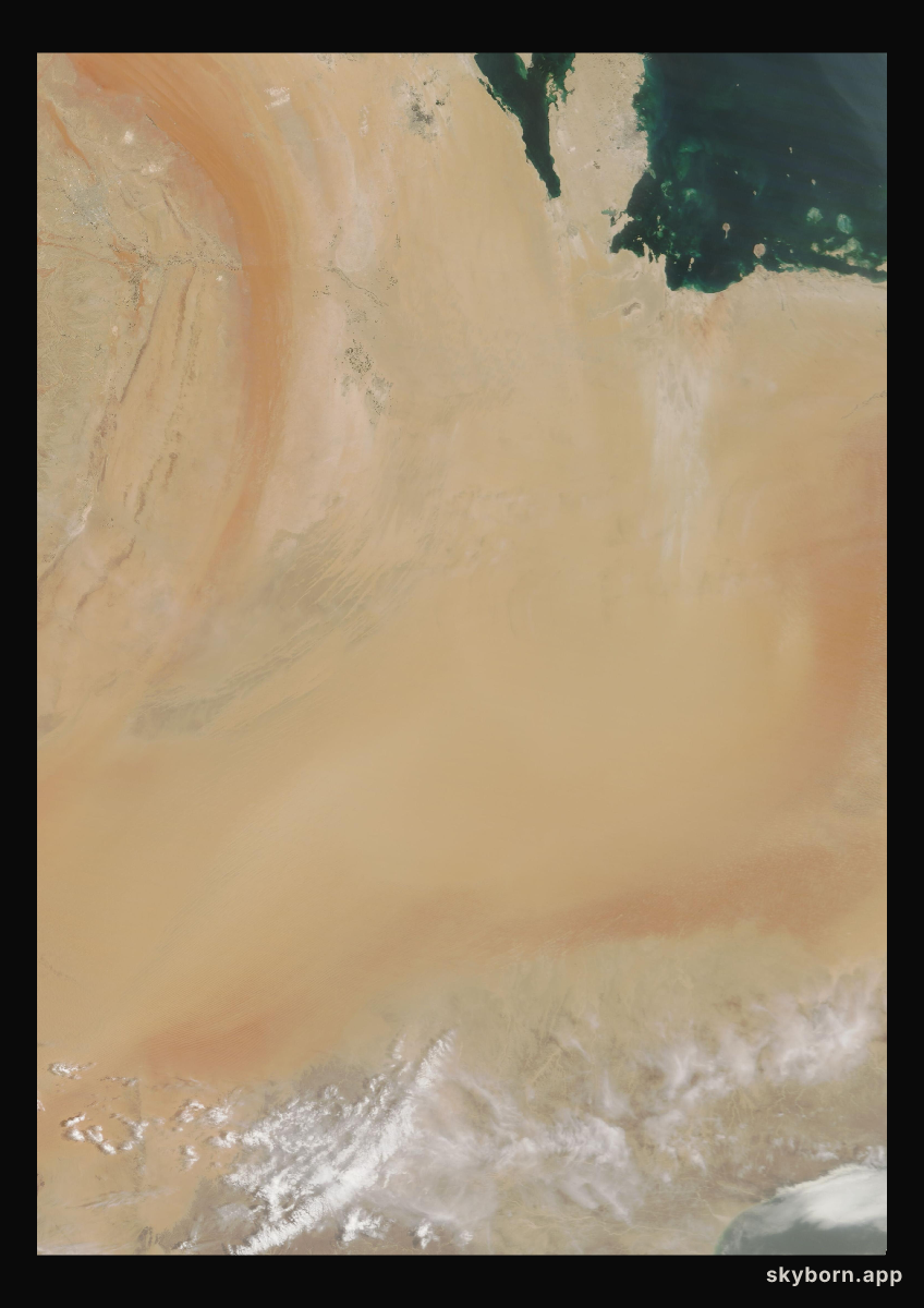 The Earth on 12 July 2019 · Empty Quarter, Arabia