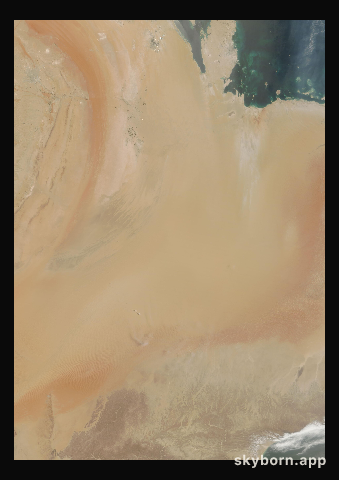 The Earth on 14 July 2019 · Empty Quarter, Arabia