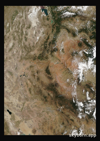 The Earth on 20 July 2019 · Colorado Plateau