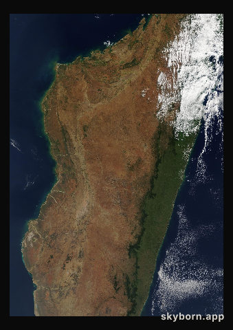 The Earth on 7 August 2019 · Madagascar