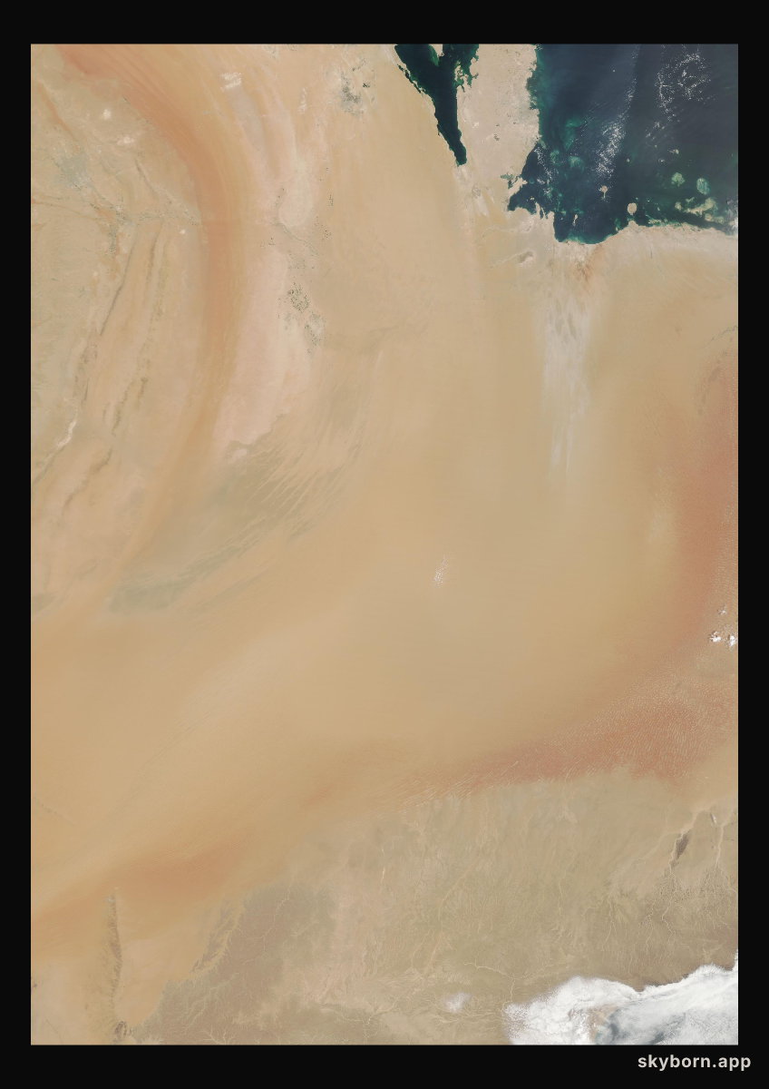 The Earth on 19 August 2019 · Empty Quarter, Arabia