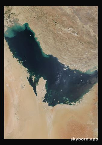 The Earth on 4 September 2019 · Persian Gulf