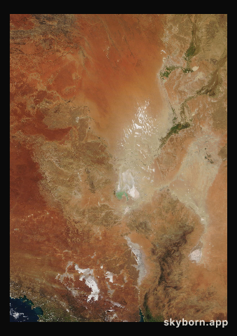 The Earth on 5 September 2019 · Lake Eyre, Australia