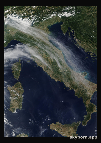 The Earth on 15 September 2019 · Italy and the Adriatic