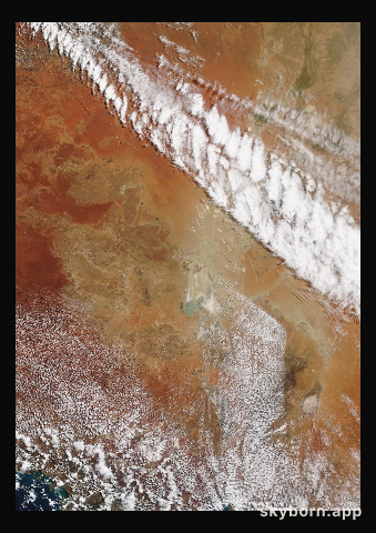 The Earth on 21 September 2019 · Lake Eyre, Australia