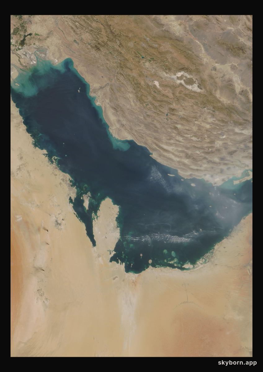 The Earth on 23 September 2019 · Persian Gulf