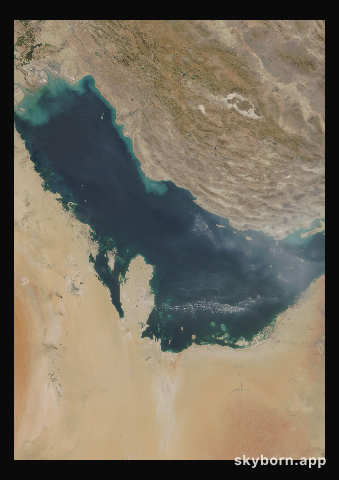 The Earth on 23 September 2019 · Persian Gulf