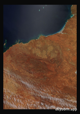 The Earth on 27 September 2019 · Pilbara, Western Australia
