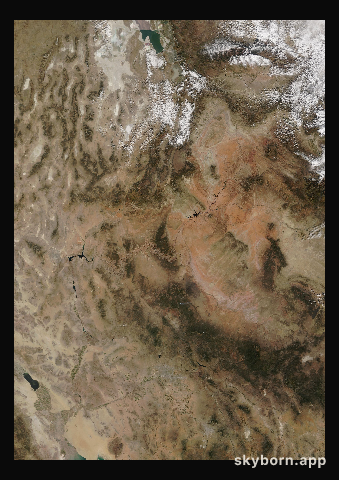 The Earth on 10 October 2019 · Colorado Plateau