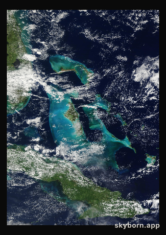 The Earth on 13 October 2019 · Bahamas